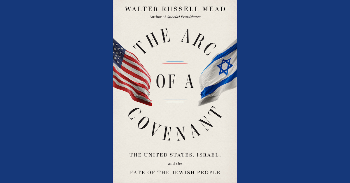 Cover of "The Arc of a Covenant" against a blue background