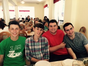 Shimmy Mandelbaum, CJ Glicksman, Eli Kahn and Jason Blatt