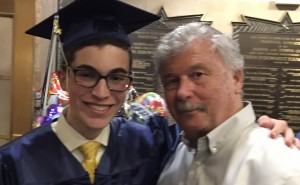 Josh with his grandfather Rabbi Shlomo Appel ('63)