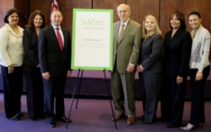 Executive Robert P. Astorino (L) unveils Safer Communities Blueprint with Dr. Jonathan Fast (R)