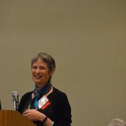 Wurzweiler Alumna Fran E. Heller delivers a plenary address